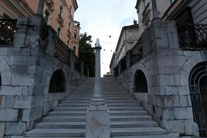 haifa israel 18 de junio de 2021. escalera para ascenso y descenso. foto