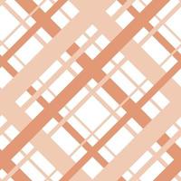 Seamless pattern in great light orange and white colors for plaid, fabric, textile, clothes, tablecloth and other things. Vector image. 2