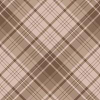 Seamless pattern in interesting brown and beige colors for plaid, fabric, textile, clothes, tablecloth and other things. Vector image. 2