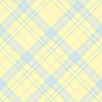 Seamless pattern in gentle light yellow, pink and blue colors for plaid, fabric, textile, clothes, tablecloth and other things. Vector image. 2