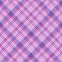 patrón impecable en bonitos colores rosa brillante y violeta para tela escocesa, tela, textil, ropa, mantel y otras cosas. imagen vectorial 2 vector