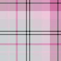 Seamless pattern in interesting gray, pink, black colors for plaid, fabric, textile, clothes, tablecloth and other things. Vector image.