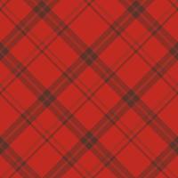 Seamless pattern in lovely red and brown colors colors for plaid, fabric, textile, clothes, tablecloth and other things. Vector image. 2