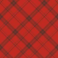 Seamless pattern in lovely red and brown colors colors for plaid, fabric, textile, clothes, tablecloth and other things. Vector image. 2