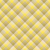 Seamless pattern in marvelous yellow and beige colors for plaid, fabric, textile, clothes, tablecloth and other things. Vector image. 2