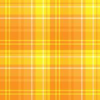 Seamless pattern in interesting orange, yellow and white colors for plaid, fabric, textile, clothes, tablecloth and other things. Vector image.