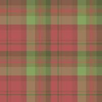 Seamless pattern in great christmas red and green  colors for plaid, fabric, textile, clothes, tablecloth and other things. Vector image.