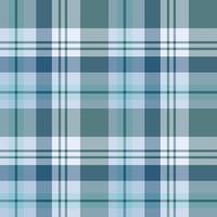 Seamless pattern in great discreet blue, green and white colors for plaid, fabric, textile, clothes, tablecloth and other things. Vector image.