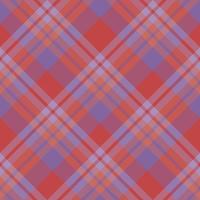 Seamless pattern in fine red and violet colors for plaid, fabric, textile, clothes, tablecloth and other things. Vector image. 2