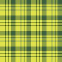 Seamless pattern in magnificent bright yellow and dark green colors for plaid, fabric, textile, clothes, tablecloth and other things. Vector image.