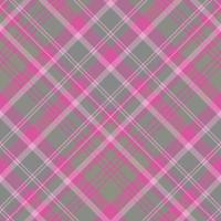 Seamless pattern in great light and dark pink and gray colors for plaid, fabric, textile, clothes, tablecloth and other things. Vector image. 2