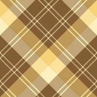 Seamless pattern in marvelous creative brown and yellow colors for plaid, fabric, textile, clothes, tablecloth and other things. Vector image. 2