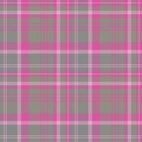 Seamless pattern in great light and dark pink and gray colors for plaid, fabric, textile, clothes, tablecloth and other things. Vector image.