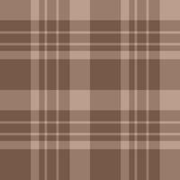 Seamless pattern in gentle discreet light and dark brown colors for plaid, fabric, textile, clothes, tablecloth and other things. Vector image.