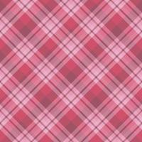 Seamless pattern in lovely pink, light and dark red colors colors for plaid, fabric, textile, clothes, tablecloth and other things. Vector image. 2