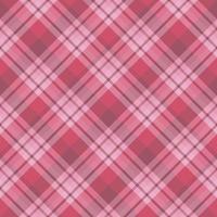 Seamless pattern in lovely pink, light and dark red colors colors for plaid, fabric, textile, clothes, tablecloth and other things. Vector image. 2