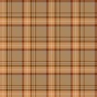 Seamless pattern in great brown colors for plaid, fabric, textile, clothes, tablecloth and other things. Vector image.