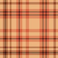 Seamless pattern in marvelous creative orange and black colors for plaid, fabric, textile, clothes, tablecloth and other things. Vector image.