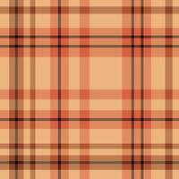 Seamless pattern in marvelous creative orange and black colors for plaid, fabric, textile, clothes, tablecloth and other things. Vector image.