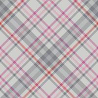 Seamless pattern in light grey, red and bright pink colors for plaid, fabric, textile, clothes, tablecloth and other things. Vector image. 2