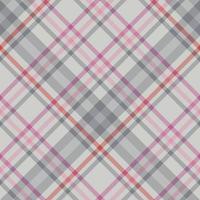 Seamless pattern in light grey, red and bright pink colors for plaid, fabric, textile, clothes, tablecloth and other things. Vector image. 2