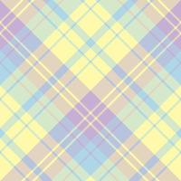 Seamless pattern in great pastel yellow, blue and violet colors for plaid, fabric, textile, clothes, tablecloth and other things. Vector image. 2