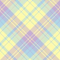 Seamless pattern in great pastel yellow, blue and violet colors for plaid, fabric, textile, clothes, tablecloth and other things. Vector image. 2