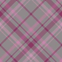 Seamless pattern in great cozy discreet pink and grey  colors for plaid, fabric, textile, clothes, tablecloth and other things. Vector image. 2