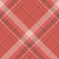 Seamless pattern in lovely light pink, brown and dark red colors for plaid, fabric, textile, clothes, tablecloth and other things. Vector image. 2