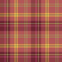 Seamless pattern in great cute red, yellow and green colors for plaid, fabric, textile, clothes, tablecloth and other things. Vector image.