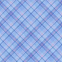 Seamless pattern in lovely light blue and pink colors for plaid, fabric, textile, clothes, tablecloth and other things. Vector image. 2