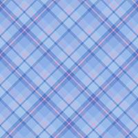 Seamless pattern in lovely light blue and pink colors for plaid, fabric, textile, clothes, tablecloth and other things. Vector image. 2