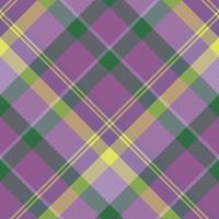 Seamless pattern in marvelous violet, green and yellow colors for plaid, fabric, textile, clothes, tablecloth and other things. Vector image. 2