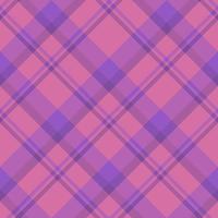 Seamless pattern in lovely bright purple and warm pink colors for plaid, fabric, textile, clothes, tablecloth and other things. Vector image.