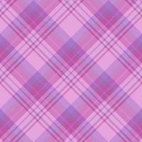 Seamless pattern in nice pink, violet and purple colors colors for plaid, fabric, textile, clothes, tablecloth and other things. Vector image. 2