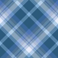 Seamless pattern in great beautiful light and dark blue and white  colors for plaid, fabric, textile, clothes, tablecloth and other things. Vector image. 2