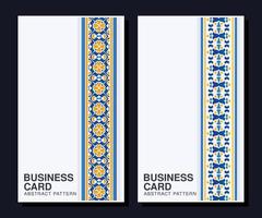 tarjeta de felicitación vertical de estilo de patrón de colores vector