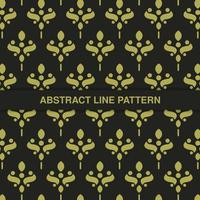 flat ornament line pattern design vector
