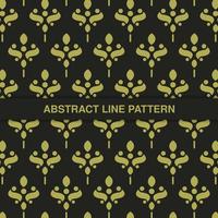 flat ornament line pattern design vector