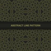 flat ornament line pattern design vector