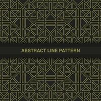 flat ornament line pattern design vector