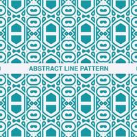 flat ornament line pattern design vector