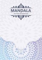 fondo de mandala decorativo colorido vector