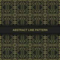 flat ornament line pattern design vector