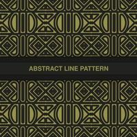 flat ornament line pattern design vector