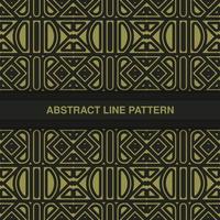 flat ornament line pattern design vector