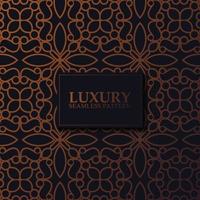 luxury dark seamless pattern background vector