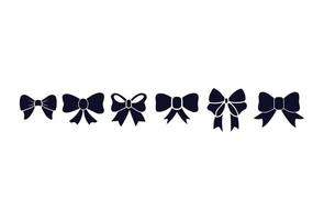 bow tie icons vector design