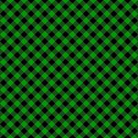 Diagonal green and black buffalo plaid texture. Checkered seamless pattern. Geometric fabric background for flannel cloth, picnic blanket, kitchen napkin vector