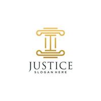 inspiración para el diseño del logotipo de abogado y abogado